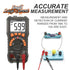 Multimeter Digital, Battery Tester, Multi Tester NCV Non-Contact Voltage Detection, Electrical Tester Auto-Ranging, True RMS 2000 Counts, AC/DC Vo...