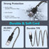 100W USB C to Multi Charging Cable6FT, 6A PD USB C Fast Charging Cable, 5 in 1 Braided Multi Charging Cable with IP/Type C/Micro USB Universal Syn...