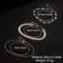 Elegant Multilayer Rhinestone Anklet Set for Women - Summer Beach Ankle Jewelry, Boho Anklet Chain - Sexy Foot Accessory Gift for Women...