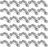 (30 Pack) Yariwiz 1/2 inch Plastic PVC Flex Electrical Conduit Strap Clamp Fittings...