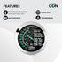 CDN Ovenproof Meat Thermometer – Glow Dial | ProAccurate® | Waterproof | 2" Dial | For Roasting, Poultry, Beef | Recalibratable | Easy-Read | IRM2...