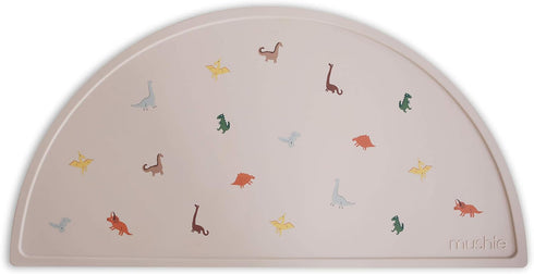 mushie Silicone Placemat for Kids | BPA-Free Non-Slip Design (Dinosaurs)...