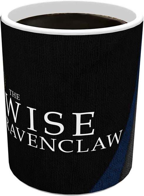 Morphing Mugs Harry Potter - Ravenclaw - Hogwarts Robe Design - One 11 oz Color Changing Heat Sensitive Ceramic Mug – Image Revealed When HOT Liqu...