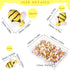 MIKIMIQI 55 Pcs Tiny Resin Bees Decor Bumble Bee Embellishment Resin Bees Craft Decorations with Storage Box for DIY Craft Wreath Scrapbooking Par...