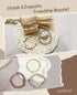 ClaBead Bracelet Making Kit 3200Pcs, Clay Beads Bracelet Kit with Gold Beads and Sliver Beads, Swift Friendship Beads Bracelet Kit for Jewelry Mak...