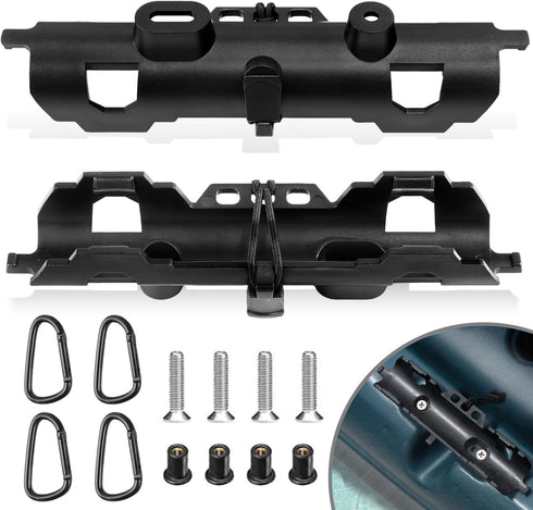Kayak Paddle Clip Universal Kayak Paddle Mount Holder Clip & Locking Links Clip with Hardware...