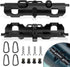 Kayak Paddle Clip Universal Kayak Paddle Mount Holder Clip & Locking Links Clip with Hardware...