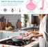6PCS Silicone Spatula Set, FXFSTEEL Heat Resistant up 600°F Silicone Spatulas Kitchen Utensils for Cooking &Baking Needs BPA-Free Multicolor...