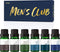 Fragrance Oil, MitFlor Men's Club Fragrance Gift Set, Premium Essential Oils for Home Diffusers, Soap Candle Making Scents, Oud Tobacco, Leather, ...