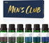 Fragrance Oil, MitFlor Men's Club Fragrance Gift Set, Premium Essential Oils for Home Diffusers, Soap Candle Making Scents, Oud Tobacco, Leather, ...