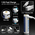 Rechargeable AA Li-Ion Battery, 2600mWh 1.5V Constant Output AA Battery with 4 and 1 USB Cables, 1.5 Hour Fast Charge, 1500 Charge Cycles for Smar...