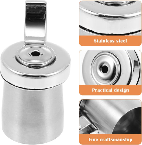 Luxshiny Tea Kettle Whistle Replacement Kettle Spout Tip Stainless Steel Teapot Whistle Water Boiling Kettle Nozzle Kettle Flutes Warning Accessor...