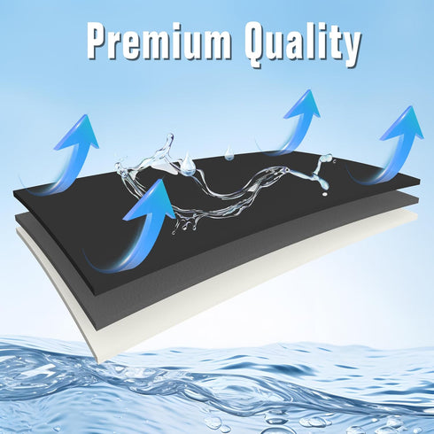 Waterproof Phone Pouch, Waterproof Phone Case for iPhone 15 14 13 12 Pro Max XS Samsung, IPX8 Cellphone Dry Bag Beach Essentials -8.5" (Black Clea...