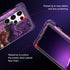 Miqala for Galaxy S23 Ultra Case,Glow in The Dark Three Layer Heavy Duty Shockproof Hard Plastic Bumper +Soft Silicone Protective Case with 2 Came...