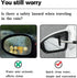 2 PCS Car Rearview Mirror Wiper Telescopic Auto Mirror Squeegee Cleaner 98cm Long Handle Car Cleaning Tool Mirror Glass Mist Cleaner (Black)...
