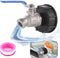 275-330 Gallon IBC Tote Tank Adapter (2 "coarse Thread), IBC Tote Adapter+304 Stainless Steel Garden Hose Valve (Lead-Free), IBC Tote Fittings, IB...