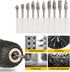 Carbide Burr Set Die Grinder Bits Rotary Tool Bits 1/8" Shank 10 PC Double Cut Wood Carving Accessories Cutting Burrs Metal Grinding Engraving Pol...