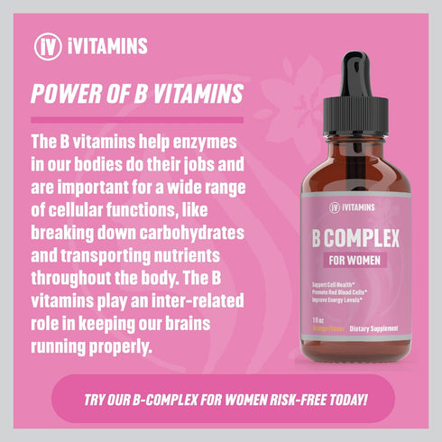 B Complex Vitamins for Women | Helps to Improve Brain Function, Digestion, Energy, & More | B Vitamins Complex for Women | Vitamin B Complex | B C...