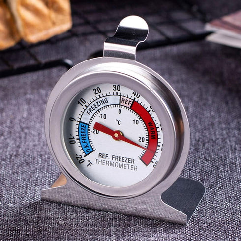 6PCS Refrigerator Freezer Thermometer - Refrigerator/Freezer/Fridge Temperature Cooler - Classic Series Large Dial Thermometer (6)...
