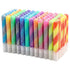 72-Pack Glue with Glitter Gel Pens for Kids - 0.35 Oz Rainbow Glue Stick Set for Arts and Crafts Projects, Slime Supplies, Scrapbooking, Cards (12...