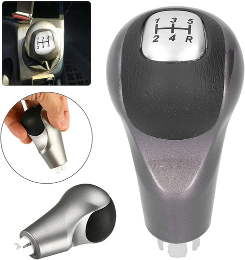 Gear Shifter Shift Lever, 5 Speed MT Gear Shift Knob Stick Fit for Honda Civic DX EX LX 2006?2011 OE:54102?SNA?A01(Silver)...