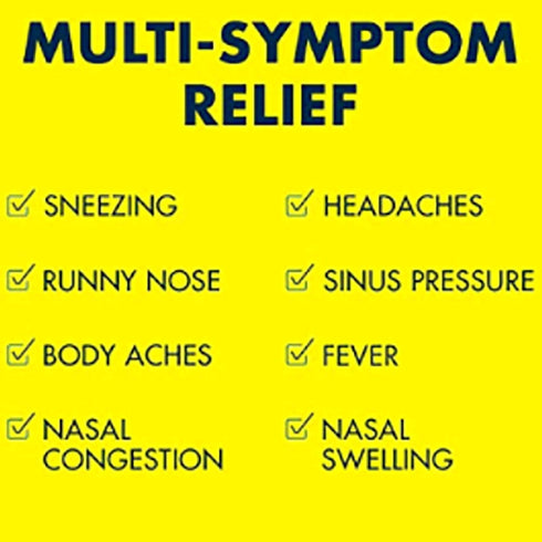 Advil Multi Symptom Cold and Flu Medicine, Cold Medicine for Adults with Ibuprofen, Phenylephrine HCL and Chlorpheniramine Maleate - 50 Coated Tab...