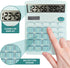 Basic Calculator with Comfortable Large LCD Display, 12 Digits Calculators Desktop, Tilt Screen, Big Button, Desk Calculator with Dual Power (Sola...