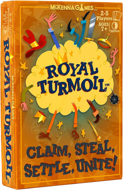 Royal Turmoil – New Wildly Fun Card Game for Kids 8-12, for Kids and Adults, Family Game and Learning Game for Family Night with Fast Setup and Fu...