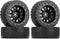 4PCS 65mm RC Rally Car Rubber Tires and Plastic Vintage Wheel Rims 12mm Hex Compatible with 1/10 RC On-Road Rally Racing Car for Tamiya Sakura HSP...