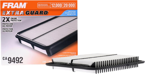 FRAM Extra Guard CA9492 Replacement Engine Air Filter for Select Chevrolet, Pontiac, Saturn and Buick Models, Provides Up to 12 Months or 12,000 M...