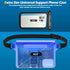 Waterproof Phone Pouch Fanny Pack : 3 Large Water Proof Holder with Waist Strap - Beach Essentials Small Dry Bag Case Wallet Key Protector for iPh...