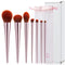 7Pcs Pink Makeup Brushes Set Professional, Face Foundation Brush, Eye Brush, Essential Beauty Tools for Travel for Beginners by YUESHENNAN...