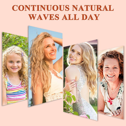 weiwei No Heat Curlers, Overnight Curls No Heat Curling Headband Soft Hair Curler Rollers to Sleep In, 70 Inches Non Heat Hair Wrap Curling Rod Ri...