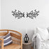 2 Pieces Metal Tree Leaf Wall Decor Vine Olive Branch Leaf Wall Art Wrought Iron Scroll Sculptures Home Decor Above The Bed,Branches Hanging Wall ...