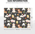 Farm Animal Dish Drying Mat for Kitchen Counter Cute Kitchen Mat Microfiber Kitchen Countertop Absorbent Reversible Drainer Rack Pad Dish Drying M...