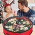 Primode Christmas Wreath Storage Bag 30" | Garland Wreaths Container with Clear Window for Easy Holiday Storage | Durable 600D Oxford Material (Re...
