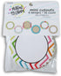 Round Framed Mini Cutouts 3 Inch Cutout Student Badge - Bulletin Board Decor Shapes - 36 Pieces...