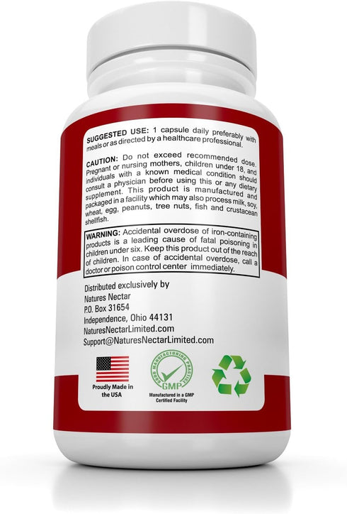 Iron Booster - Iron Supplement for Women - Helps Boost Red Blood Cell Production with Slow Release Non Constipating Ferrous Iron Pills for Women -...