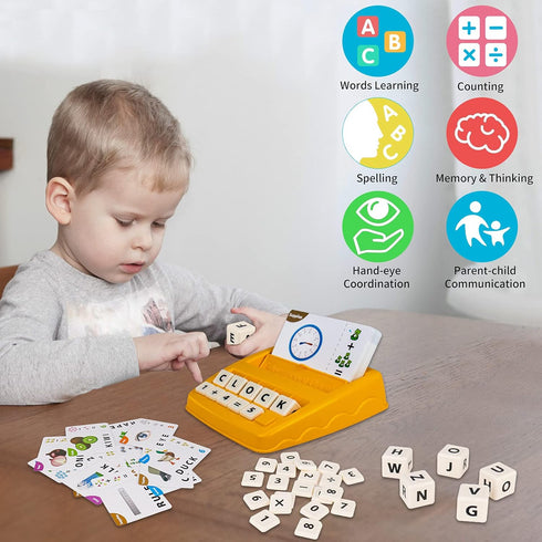 Educational Toys for Kids Ages 3-8, Matching Letter Spelling Game ABC Learning, Easter Children’s Day Halloween Xmas Birthday Party Gifts for 3 4 ...