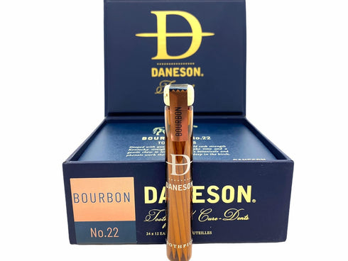 Daneson Bourbon Wooden Toothpicks Single Malt! Scotch Infused Flavored Toothpicks! Essence Of Barrel Aged Scotch In A Sliver Of Wood! Great Gift F...