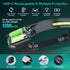 SEVENKA 2 Rechargeable Headlamps, Bright LED Headlamp Flashlight, 1000 Lumen 230° Wide Beam&Spot Light, Sensor Mode, 2.4oz Lightweight Head Lamp w...