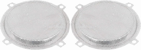 Chrome Batwing Fairings 5.25" Mesh Speaker Grills Cover for Harley Touring Electra Glide Street Glide Ultra Limited 1997-2013...