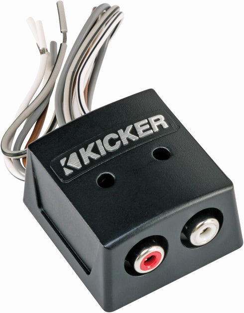Kicker 46KISLOC K-Series Interconnect, Speaker to RCA W/Line-Out Converter...