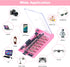 VCELINK Pink Screwdriver Set, Upgraded Small Precision Screwdriver Kit 45 in 1 with Case, Magnetic Repair Tool Set Gift for Women Compatible with ...