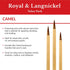 Royal & Langnickel RSET-9149 Royal Zip N' Close Brown Bamboo 4-Piece Brush Set, 10.5 x 2.9 x 0.5...