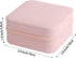 Jewelry Organizer Box Pink Travel Jewelry Case for Women Teen Girl Gifts Travel Jewelry Organizer Small Women Jewelry Holder for Ring Necklaces Br...