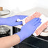 Disposable Nitrile Exam Gloves, 3mil, Medium, Box of 50, Violet Nitrile Gloves Disposable Latex Free for Medical, Cleaning, Cooking & Esthetician,...
