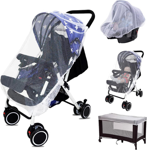 South to East Mosquito Net for Stroller, Baby Bug Netting with Storage Bag, Breathable & Portable Mosquito Nets for Strollers, Car Seat, Bassinet,...