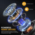 JH-923 Wireless Headphones Over Ear, 65H Playtime, 3EQ Sound Modes, Hi-Res Audio with Deep Bass Microphone,Foldable Lightweight Bluetooth Headphon...