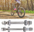 Bicycle Wheel Hub Axle, Durable Metal Bicycle Wheel Hub Axle Front Rear Solid Shaft Lever, Bike Repair Tool Accessories, for Most Bikes(Rear axle ...